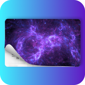 Galaxy Sticker Creditcard